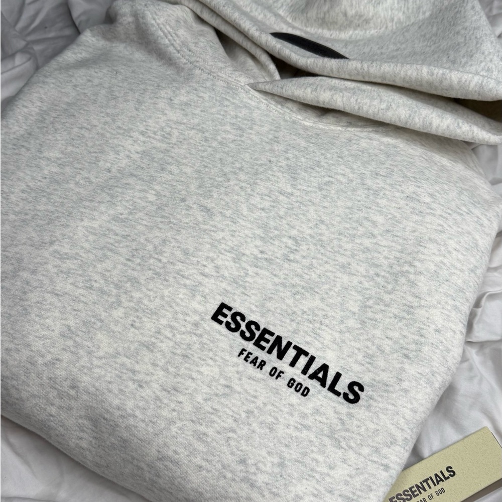 Essentials Heather Gray And Light Gray Sweatshirts - image 2